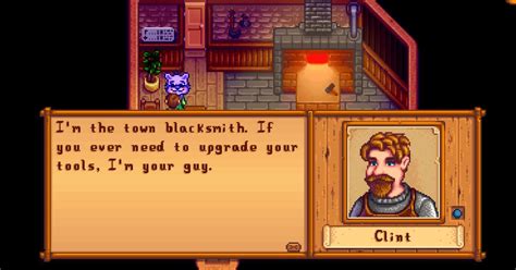 Stardew Valley Clint: Schedule, Gifts, And More.